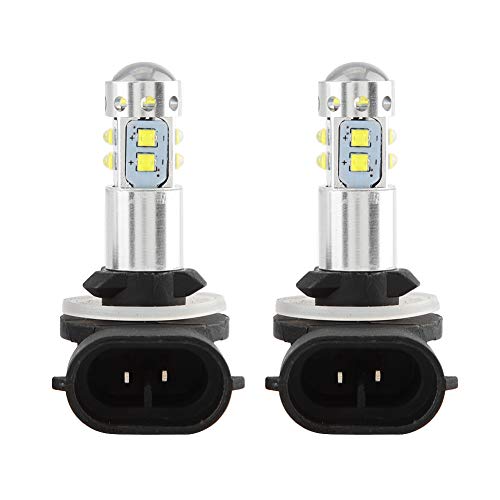 2PCS Coche LED Bombillas de luz antiniebla Bombilla diurna brillante de alta potencia para Hyundai Accent 12-24V 50W