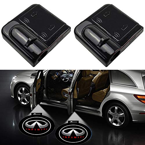 2pcs ProyeccióN De Coche LnaláMbrico, Proyector De Led Puerta Sombra Luz De Bienvenida Emblema LáSer Logo Kit De LáMparas Para Infiniti Fx35 Q50 Q30 Esq Qx50 Qx60 Qx70 Ex Jx35 G35 Todos Los Autos