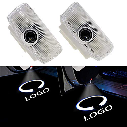 4 PCS Puerta de Coche Luz LED AUTOMO Logo AUTOMÁTICO Lámpara de Bienvenida para Infiniti Q50 Q60 Q70 QX50 QX56 QX70 QX80 FX37 Cortesía Shadow Emblem Luces Luces de Bienvenida