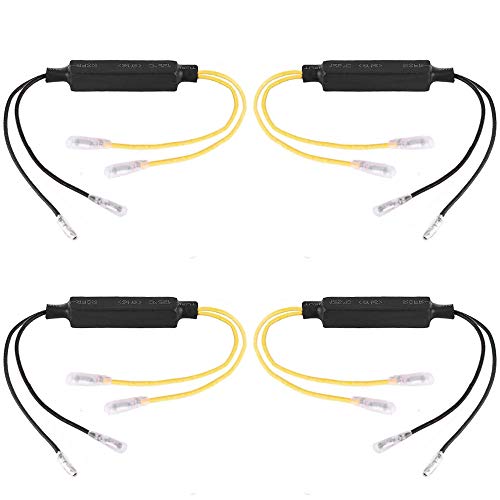 4 pcs resistencias de intermitentes moto led,resistencia de indicador de dirección para motocicletas, indicador de resistencia de intermitencia para motocicletas