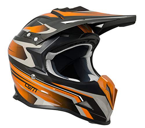 601G-BFA-87 NARANJA (L) CASCO CROSS (TRACK) VISERA