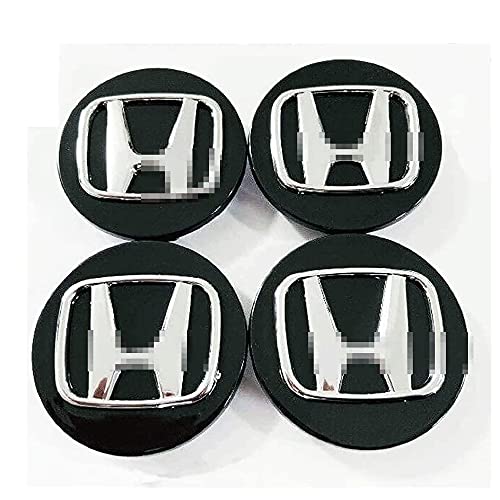 69mm,Tapacubos De Abs Para Coche, Llantas Centrales Con Emblema,Tapa De Buje,Tapa A Prueba De Polvo,Tapas De Buje Hechas A Medida Para Honda HR-V CR-V Jazz City Civic Accord Fit Shuttle Jade,4 Piezas