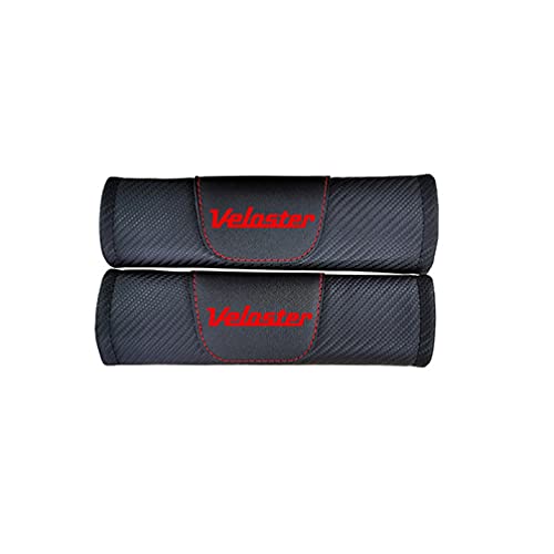 ADDG 2Pcs Coche Seguridad Cinturón Hombro Cinturón Almohadillas, para Hyundai Veloster Seat Belt Cover Shoulder Pads, Protección Acolchado Cojín Interiores Accesorios