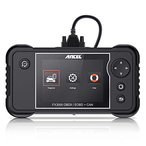 ANCEL FX3000 Lector de Código Escáner OBD2 Automóvil Herramienta de Diagnóstico Multimarca para la Transmisión Motor SRS (Airbag) ABS Reinicio para EPB SAS ABS Oil Service Grabación de la Batería