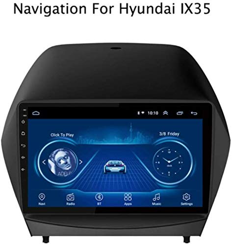 Android 8.1 el Borde de la Mesa Sistema de navegación para automóviles Hyundai IX35 para 2010-2013 Compatible con Bluetooth Dab + USB CD de Coche WiFi Android