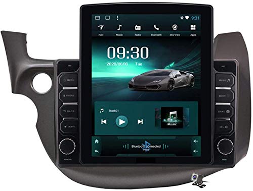 Android 9.1 Pantalla Vertical Reproductor Multimedia estéreo para automóvil de 9.7 Pulgadas para Honda Fit Jazz 2008-2013 LHD RHD Soporte Navegación GPS/Carga/Control del Volante/DSP FM, etc.