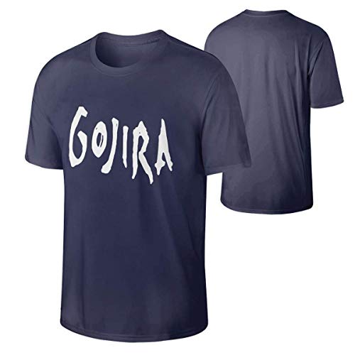 AYYUCY Camisetas y Tops Hombre Polos y Camisas Gojira Breathable Man'S Tops Short Sleeve T Shirts