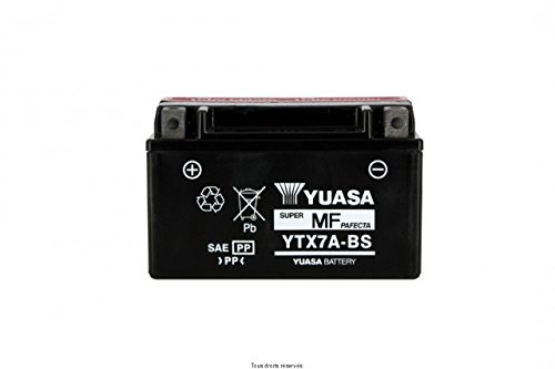 BATERA YUASA HYOSUNG RX 125 SM 2006-2011 (YTX7A-BS)