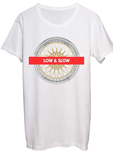 Benefitclothing Low and Slow Stance Car Lovers Men's Shirt Tuned Low Riders Chevy Gang T-Shirt