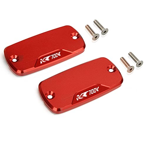 BGGSN Freno de flujos de flujos de Freno Freno de Motocicleta Accesorios de Tapa de Tapa de Tanques/Ajuste para HON.DA NT 700V NT700 V 2010-2014 2012 2012 2013 2013 (Color : Pair Red)