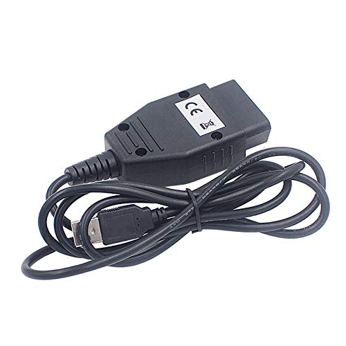 BIOBEY Cable de Diagnóstico Automático, Compatible con Ford Vcm OBD Focom Interfaz de Diagnóstico Cable OBD para Ford para Mazda para Jaguar Mini Versión de Vcm IDs Obd2 Scanner Tool