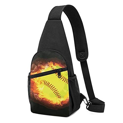 Bolso bandolera de hombro de la honda de la bola de béisbol