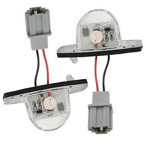 Boomboost 2PCS Car LED Light License Plate Lamp para Honda Jazz Fit CRV Odyssey FRV HRV Insight Stream Crosstour Reemplazo