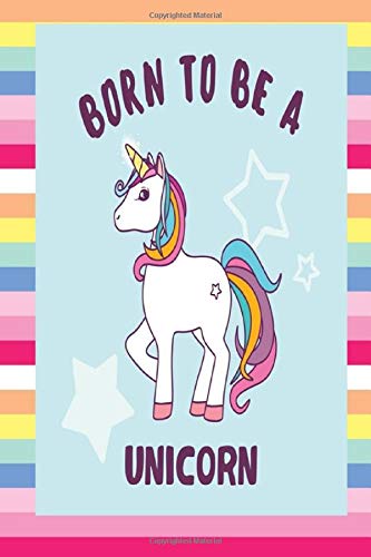 Born To Be A Unicorn: Dot Grid Planner Journal Notebook: For Habit Tracking, Budget Planning, Lettering, Writing, Doodling, Calligraphy and Goal Setting - Organize Your Life