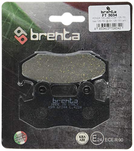 Brenta - Pastillas de freno orgánicas para moto, para 100 Lead, SVC110, Dylan 125, SH 125