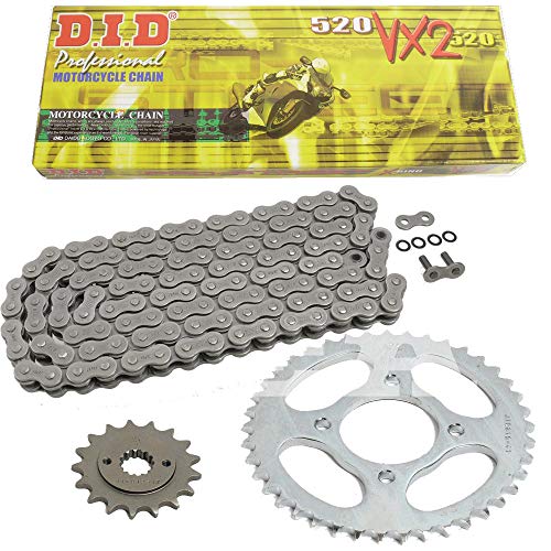 Cadena de Husqvarna WR 125 Enduro 90 – 94, cadena Did 520 VX2 116, abierto, 12/52