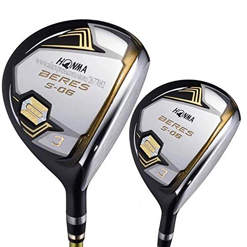 Caliente nuevo golf Fairway madera HONMA S-06 palos de golf 3/15 5/18 madera Club 3Star grafito eje R o S Golf eje Cooyute R Flex 3 5wood 2 unids