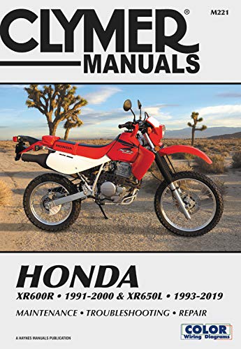 CL Honda XR600R-XR650L 1993-2019 Repair Manual: Maintenance - Troubleshooting - Repair (Clymer Powersport)