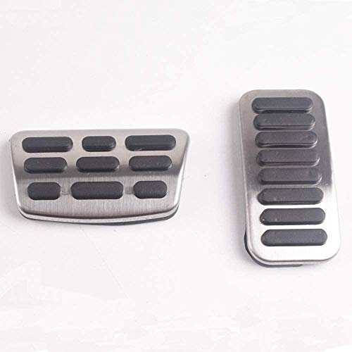 Cubiertas de Pastillas de Pedal de Freno de Gasolina de Acero Inoxidable AT/Fit, para Hyundai/Fit, Forkona IONIQ ix35 / Fit, para Veloster 2017 2018 2019