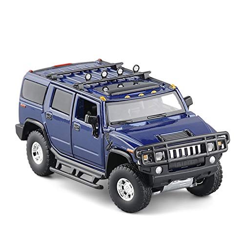 Diecast modelo coche 1/32 2008 Para H-UMMER Para H2 Aleación Metal H2 Diecast Modelo En Miniatura Del Coche Con El Modelo De Luz De Regalo De Luz De Regalo Vehículo Para Niños Coche modelo fundición a