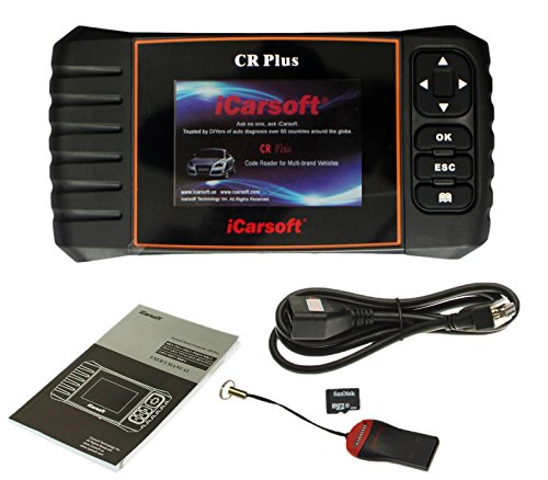 Dispositivo de diagnóstico iCarsoft CR Plus OBD2 CANBus, pantalla color universal