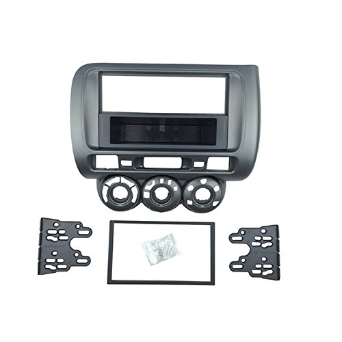 Dkmus 1 DIN o doble DIN carcasa DVD, Radio stereo-kit de montaje con salpicadero para JAZZ castone 2002–2008 1 din