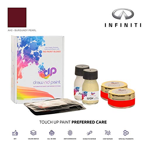 DrawndPaint for/Infiniti M30 / Burgundy Pearl - AH2 / Touch-UP Sistema DE Pintura Coincidencia EXACTA/Preferred Care