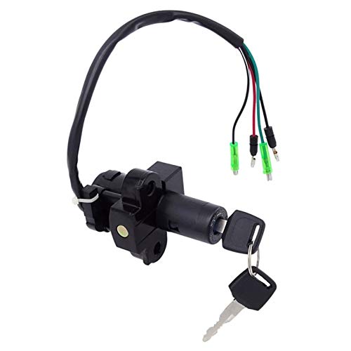 Duradero Motocicleta 4 cables Interruptor de ignición Aceite de gasolina Capacidad de asiento del tanque de gasolina de gasolina para Honda NSR125 NSR 125 RX 1993-2004 Partes útiles