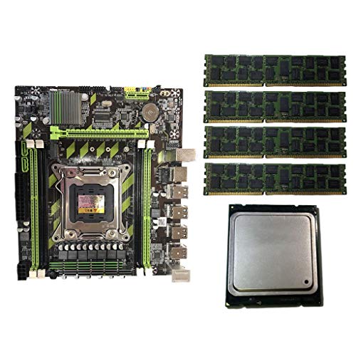 Esing X79G Turbo Motherboard LGA2011 Combos Mainboard E5 2689 CPU 4x8G DDR3 R-A-M PCI-E NVME M.2 Memoria SSD para IN-Tel