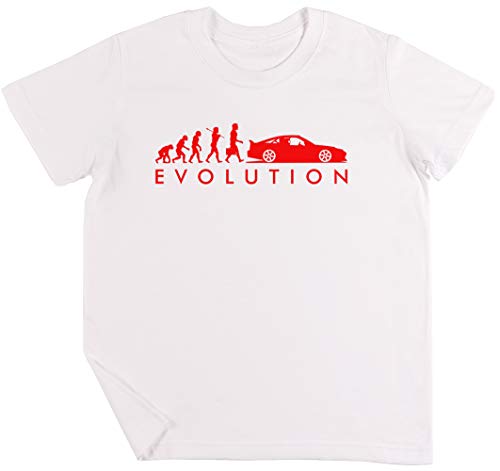 Evolución De Piloto Niños Chicos Chicas Unisexo Camiseta Blanco