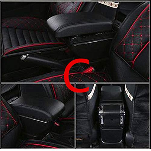 For Hyundai Getz armrest Box armrest Universal Car Center Console Modification Accessories Double Raised with USB