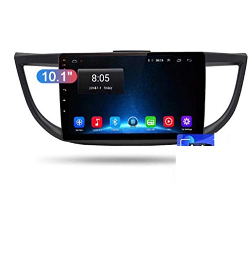 GLFDYC Android 8.1 GPS Navigation Stereo Radio, para Honda CRV 2012-2016, 10.1" Pantalla Táctil Completa Reproductor Multimedia, Enlace Espejo Control Volante Bluetooth Hands-Free Calls,4G+WIFI2G+32G