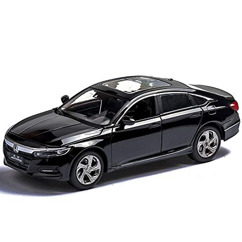 GUANGYING Honda Accord Modelo De Coche De Aleación De Simulación De Modelo De Coche De Sonido Y Luz Pull Back Car Coche Decoración 1:32