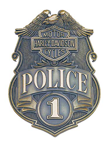 Harley-Davidson Tin Sign - HD Police Shield