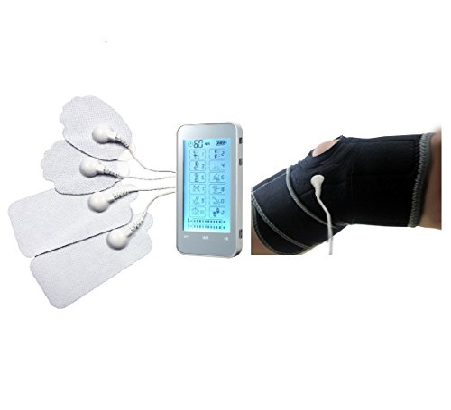 HealthmateForever 12 modos Mini mano Held pantalla táctil electroterapia Massager del cuerpo eliminar ciática acelerar la recuperación de plata