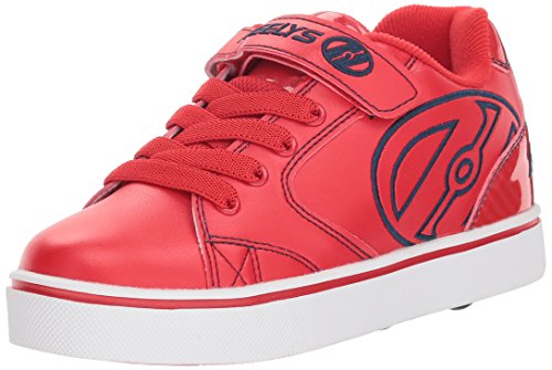 Heelys Boys' Vopel X2 Tennis Shoe, Red/Black, 4 Medium US Little Kid