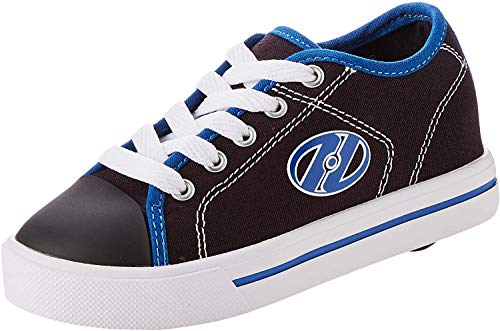 Heelys Classic, Zapatillas Niños, Negro (Black/White/Snorkel Blue Black/White/Snorkel Blue), 35 EU