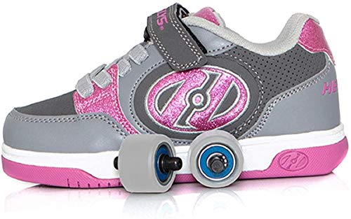 Heelys Plus X2, Color Rosa, Talla (36.5 EU, Pink and Grey)