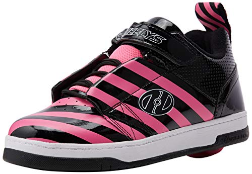 Heelys Rift (he100628), Zapatillas Mujer, Negro (Black/Hot Pink/Stripe Black/Hot Pink/Stripe), 36.5 EU