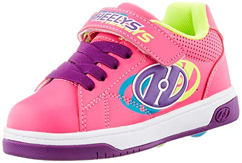 Heelys Swerve X2, Zapatos con Ruedas, Rosa Hot Multi, 33 EU