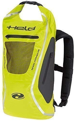 Held Zaino - Mochila impermeable para motocicleta, color amarillo fluorescente