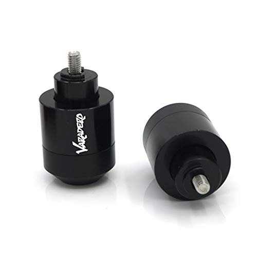 HLSP Publicería de Manillar Tarjetas de Agarre de la Barra Plug Slider Fin Taps para Honda XL 125V XL125V Varadero 2001-2010 Accesorios de Motocicleta (Color : Black)