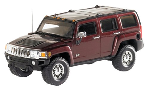 Hummer H3 2006 Sonoma Red Metallic 1:43 Model 10132