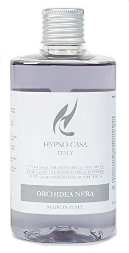 Hypno Casa - Recarga para difusores de varillas, 200 ml (orquídea negra).