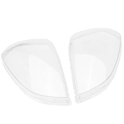 HYSJLS 1pair Coche Claro Faro Cabeza luz lámpara Lente Cubierta Cabeza luz lámpara de luz para Hyundai Tucson 2005-2009 Transparente Auto Lámpara Cubierta Pantalla