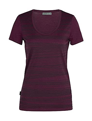 Icebreaker Tech Lite Short Sleeve Scoop 1000 Lines - Camiseta para mujer