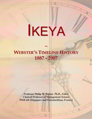 Ikeya: Webster's Timeline History, 1887 - 2007