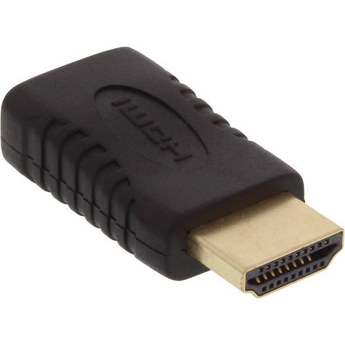 InLine - Adaptador de audio y vídeo, de conector macho HDMI a conector hembra mini HDMI, con conectores dorados 5 x HDMI Adapter