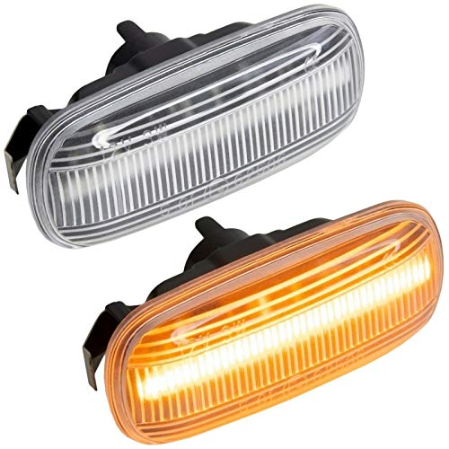 Intermitente Lateral LED para A3 8P | A4 B6 B7 | A6 C6 4F | Luz de Señal Luces Intermitentes Canbus smd plafon transparente