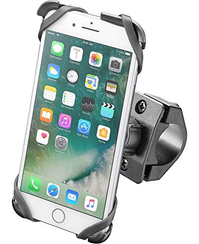 Interphone Cellularline SMMOTOCRADLEIP7PL | Soporte Moto Bicicleta Crab Manillar Tubular Universal iPhone 7 y 8 Plus